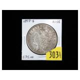 1897-S Morgan dollar, AU