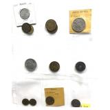 Lot of world coins, 13 pcs.