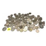 Lot of British coins, 114 pcs.