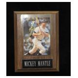 Mickey Mantle photo card- no maker