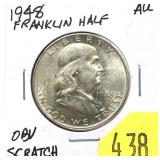 1948 Franklin half dollar