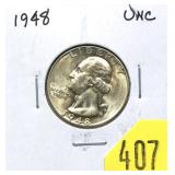 1948 Washington quarter