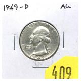 1949-D Washington quarter