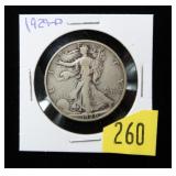 1929-D Walking Liberty half dollar
