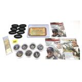 Dale Earnhardt coin sets, some colorized
