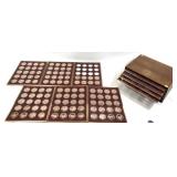 Franklin Mint bronze coin set in the wooden box,