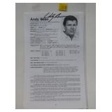 Lot, 6 Golfers Autographs: Bean, Blackmar,