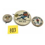 Lot of vintage pinback buttons