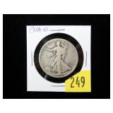 1918-D Walking Liberty half dollar