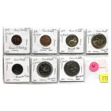 Lot of world coins, 39 pcs.