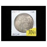 1900-O Morgan dollar, Unc.
