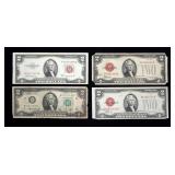x4- $2 notes, mixed series, -x4 notes, Sold by the