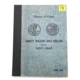x24- Walking Liberty half dollars, 1937-1947-D,