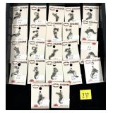 Lot, sterling silver New York pennant charms with