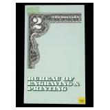 $2 United States notes, series of 1995, uncut