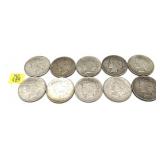 x10- Mixed date Peace dollars, -x10 dollars, Sold