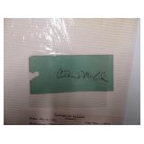 Collection of 50 Female autographs of entertainers