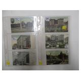 Lot: vintage postcards include: