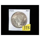 1925 Peace dollar, AU
