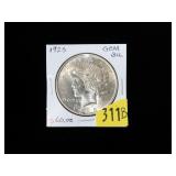 1923 Peace dollar, gem BU