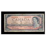 $2 Canadian note, series of 1954