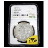1889-O Morgan dollar, NGC slab certified
