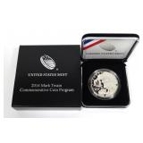2016-P Mark Twain Proof silver dollar