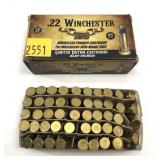 Box of 22 Winchester cartridges, 50 Rds.