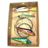 Lot, 5 assorted large lures