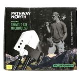Pathway North Folding Shovel Axe multitool set