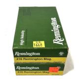 x2- Boxes of .416 Remington Mag. 400-grain Swift