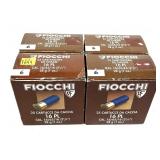x4- Boxes of 16 Ga. 2.5" No. 6 Fiocchi game loads,