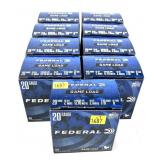 x9- Boxes of 20 Ga. 2.75" No. 6 Federal Game