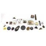 Lot, assorted pins includes Veteran