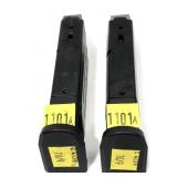 Lot, 2 Ruger 9mm Luger 10 Rd. magazines