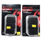 Lot, 2 Ruger .22 LR. magazines dust covers