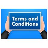 Terms and Conditions: