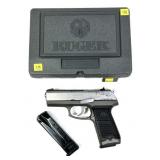 Ruger P93DC -9mm Semi-Auto Pistol, Stainless,