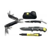 Lot: NRA Multi tool in case , cold steel folding