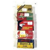 Lot of assorted 22 cal cartridges, over 130 rounds