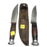 Lot, 2 KaBar Union Cutlery Co., Olean NY hunting
