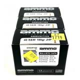 x3- Boxes of .40 S & W 180-grain JHP Ammo Inc.