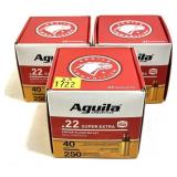 x3- Boxes of .22 LR. Super Extra Aguila cartridges