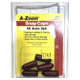 A-Zoom .45 Auto Snap Caps, 5pk.