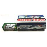 Lot, Hess rescue truck and Hess 2003 Miniature