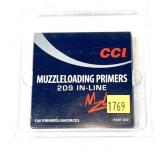 Box of CCI 209 inline muzzleloading primers,