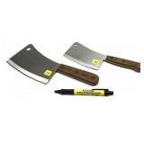 Lot, 2 Chicago Cutlery cleavers, PC1, MC1