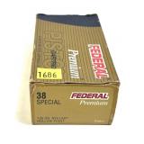 Box of .38 SPL 125-grain Nyclad hollow point
