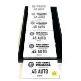 x6- Boxes of .45 Auto 230-grain FMJ Red Army