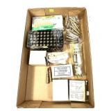 Lot: Assorted military cartridges and brass,